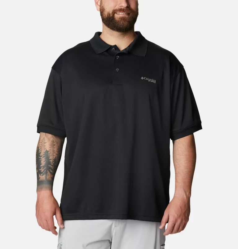 Men’s PFG Perfect Cast™ Polo Shirt - Big Black