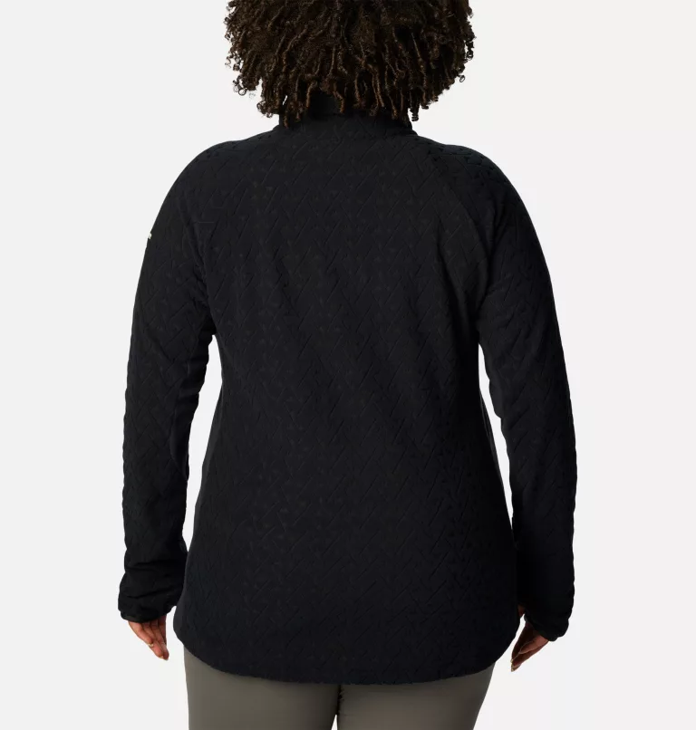 Women's Titan Pass™ 3.0 Full Zip Fleece Jacket - Plus Size Black