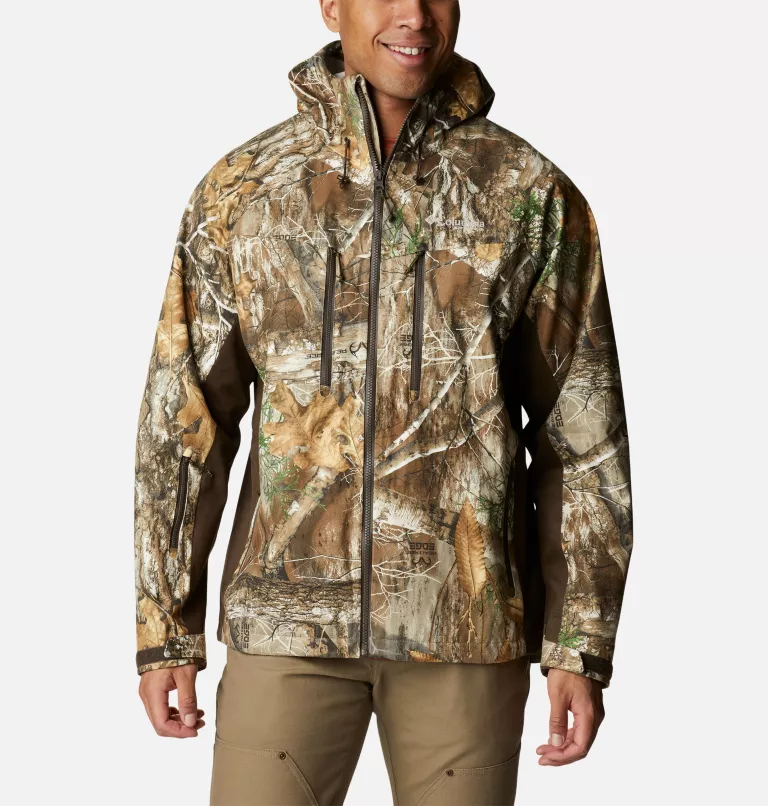 Men's PHG Trophy Rack™ Silent Rain Jacket Realtree Edge