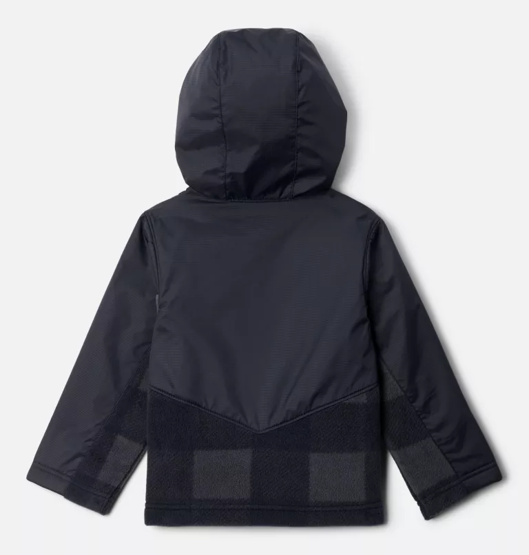 Toddler Steens Mt™ Overlay Hoodie Black Check,Shark