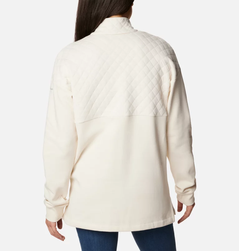 Women's Hart Mountain™ Quilted Half Snap Pullover Chalk
