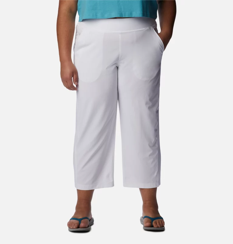 Women's Anytime Flex™ Capris - Plus Size White