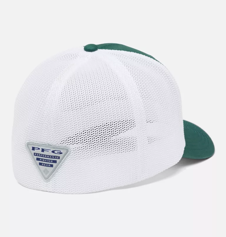 PFG Hooks™ Mesh Ball Cap - High Crown Dark Ivy,Gold