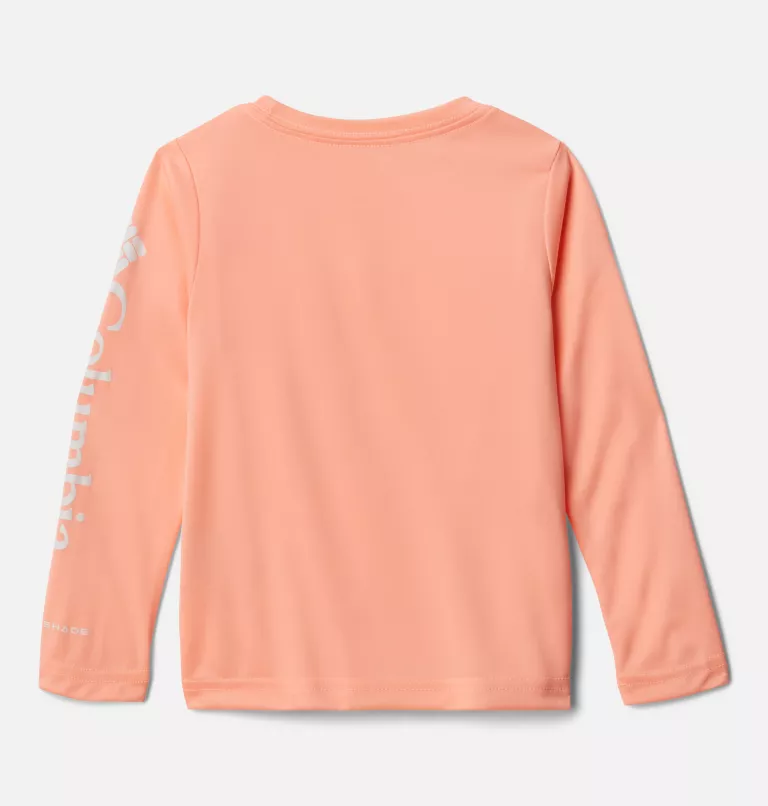 Girls' Toddler PFG Tidal Tee™ Long Sleeve Tiki Pink