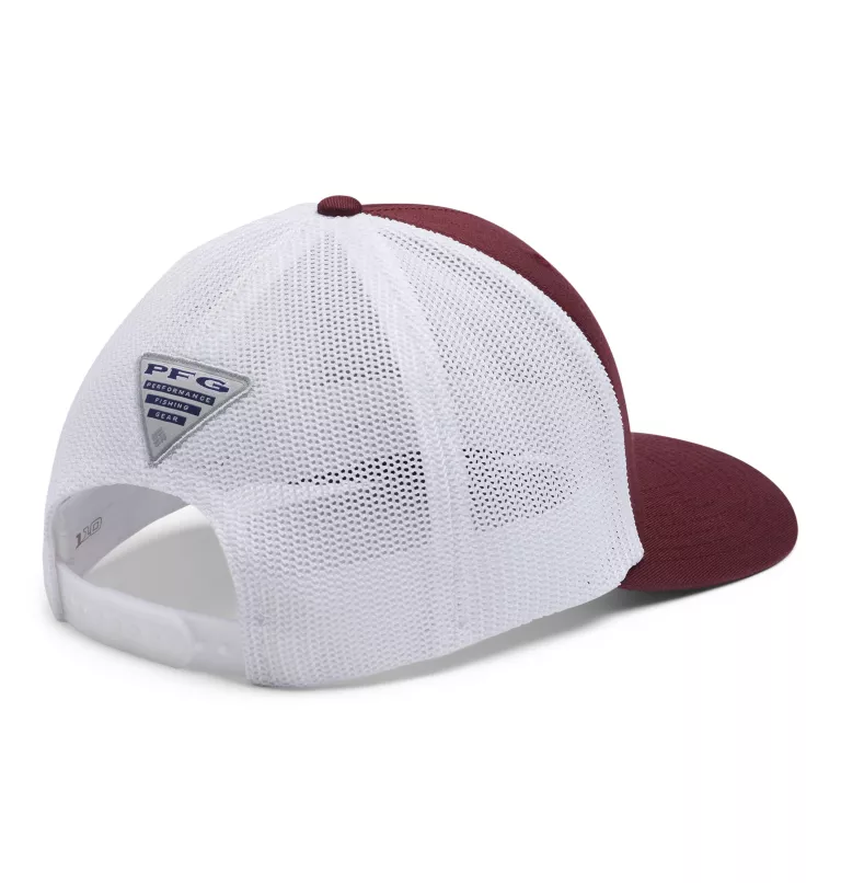 PFG Mesh Snap Back™ Ball Cap - Virgina Tech VT - Deep Maroon