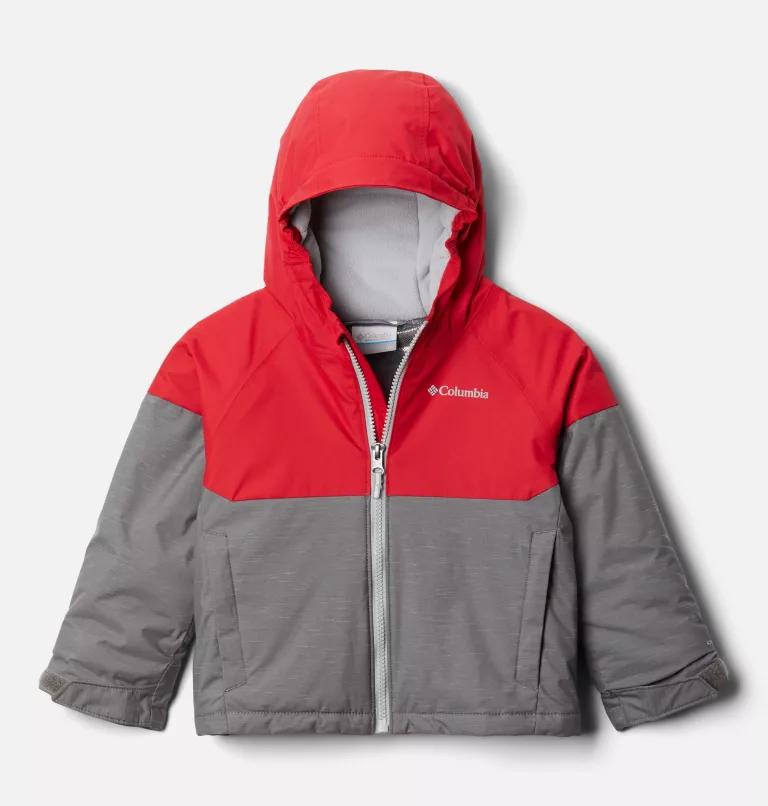 Boys' Toddler Alpine Action™ II Jacket City Grey Heather,Mtn Red