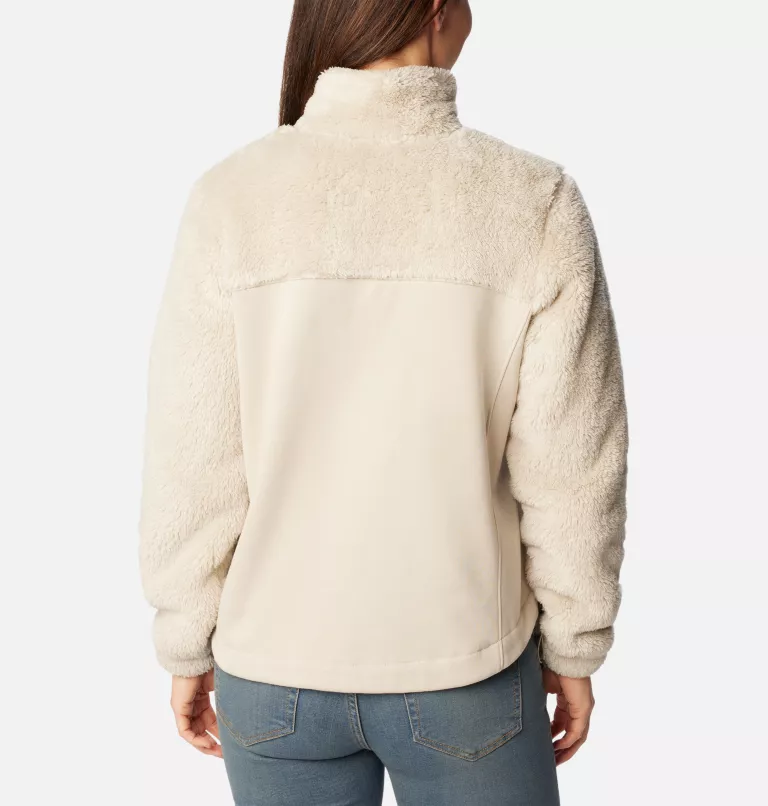 Women's Columbia Lodge™ Hybrid Sherpa Full Zip Jacket Dark Stone