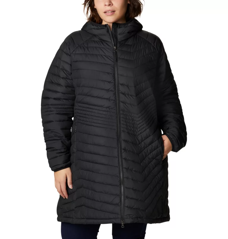 Women’s Powder Lite Mid Jacket - Plus Size Black