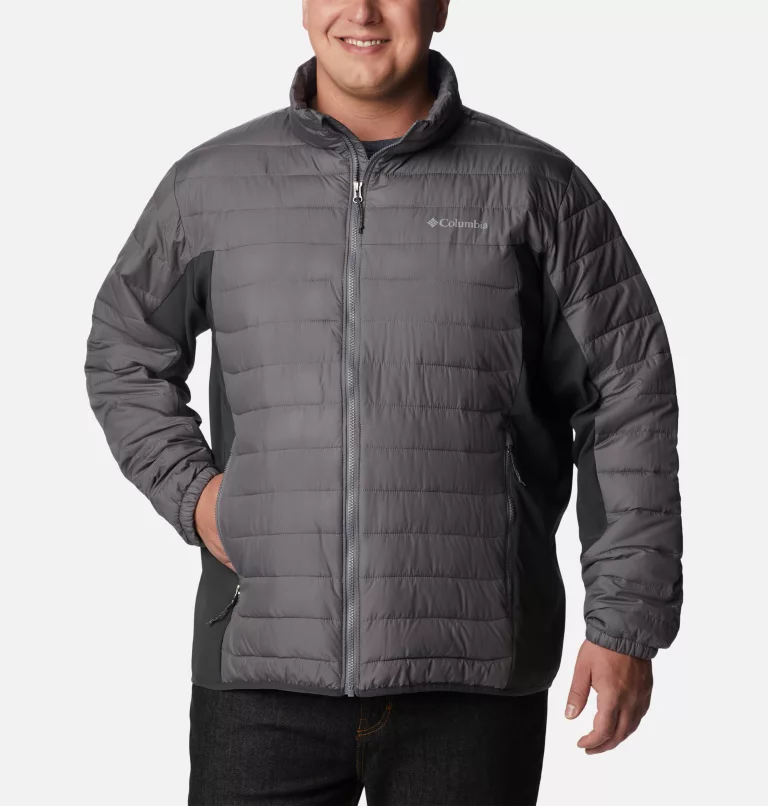 Men's Powder Lite™ Hybrid Jacket - Big City Grey,Shark