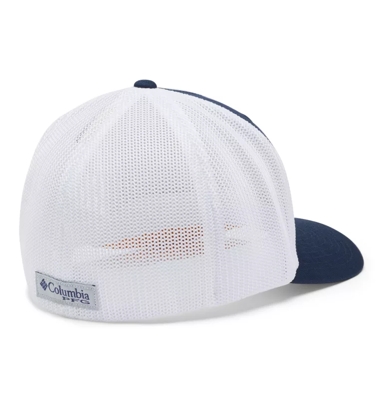 PFG Mesh™ Fish Flag Ball Cap - West Virginia WV - Collegiate Navy