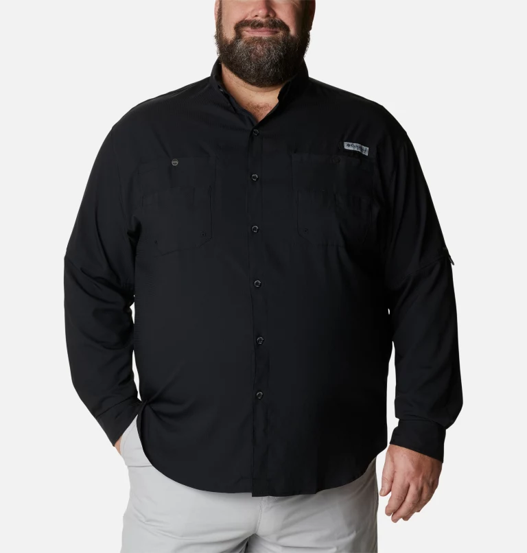 Men’s PFG Tamiami™ II Long Sleeve Shirt - Big Black