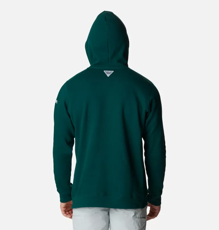 Men's PFG™ Crested Beaut Hoodie Dark Ivy Fish Tree Graphic