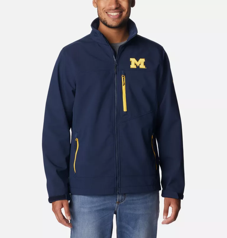 Men's Collegiate Ascender™ II Softshell Jacket - Michigan UM - Collegiate Navy