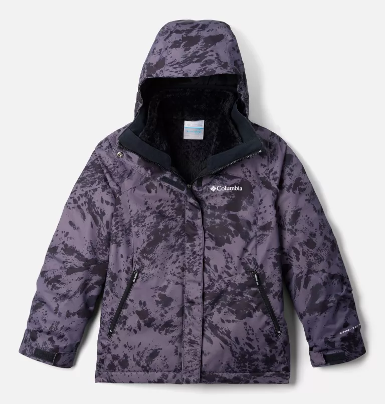 Girls’ Bugaboo™ II Fleece Interchange Jacket Black Flurries
