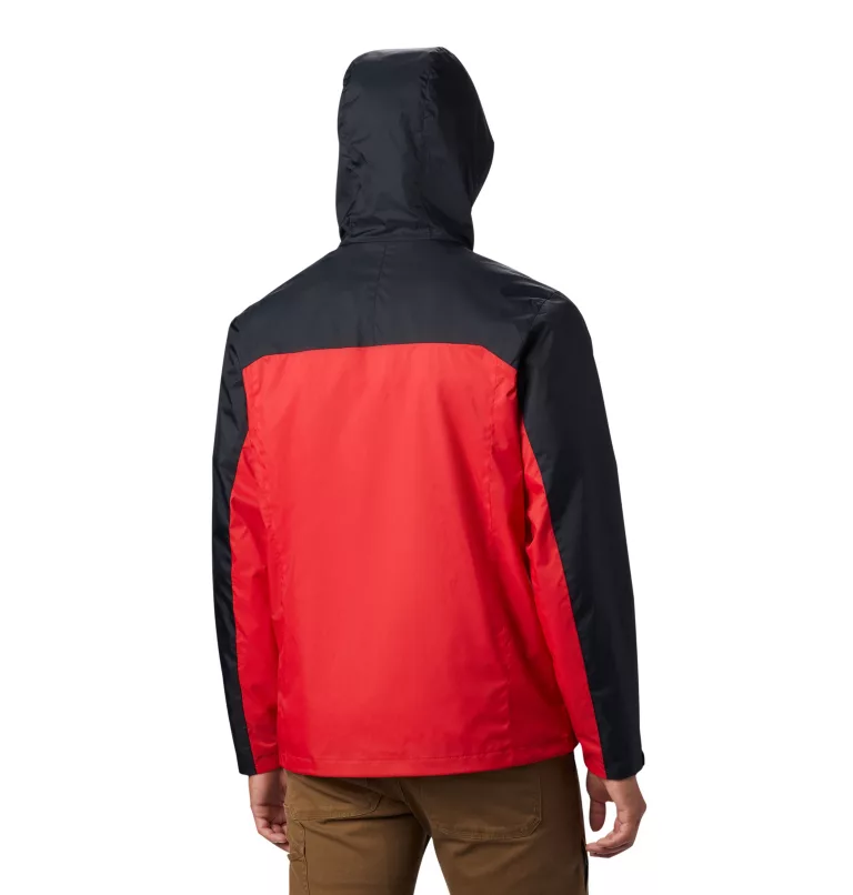 Men's Collegiate Glennaker Storm™ Rain Jacket - Georgia UGA - Black,Bright Red