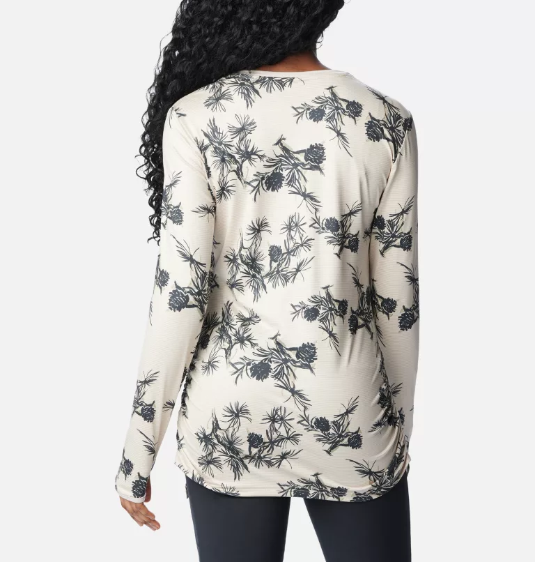 Women's Leslie Falls™ Long Sleeve Shirt Dark Stone Pinecones