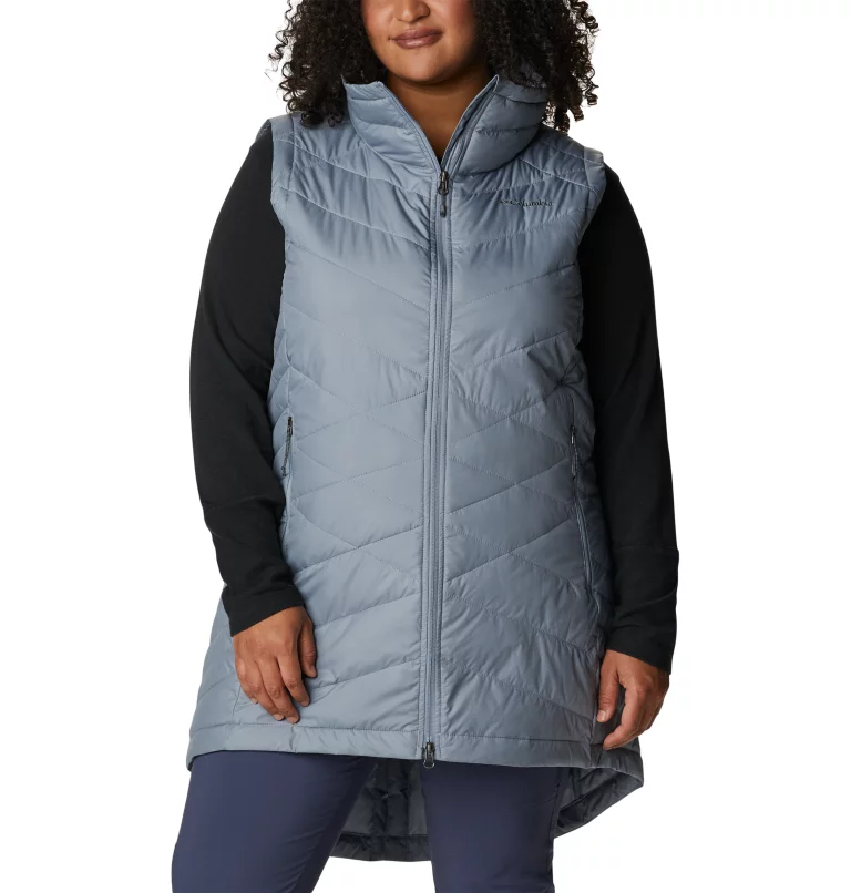 Women's Heavenly™ Long Vest - Plus Size Tradewinds Grey