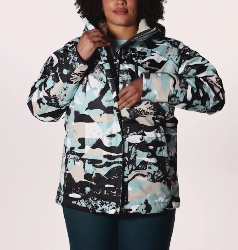 Women's Whirlibird™ IV Interchange Jacket - Plus Size Shark Geoglacial Print