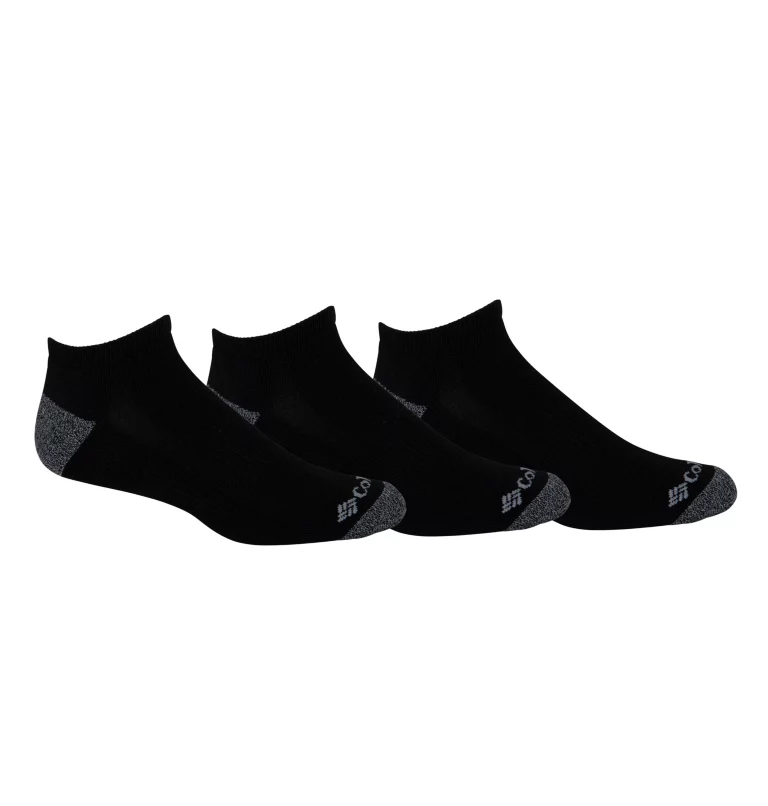 Men's Half Cushion No-Show - 3pk Black