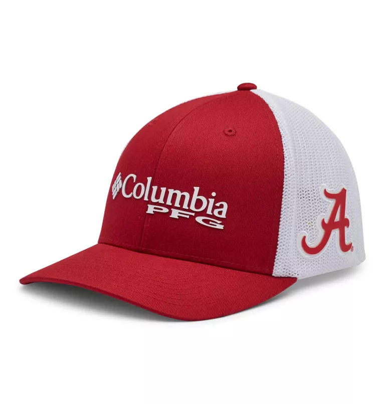PFG Mesh™ Ball Cap - Alabama ALA - Red Velvet