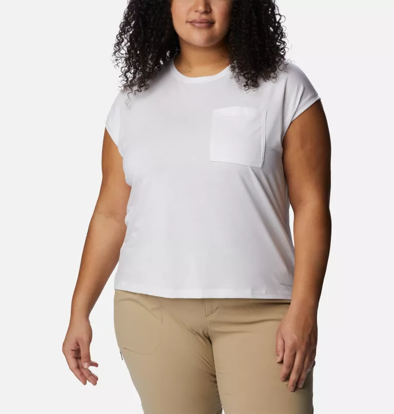 Women’s Boundless Trek™ T-Shirt - Plus Size White