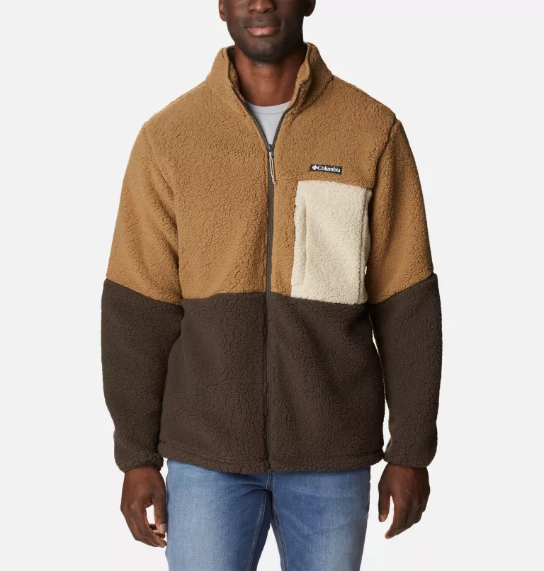 Men's Mountainside™ Heavyweight Sherpa Fleece Jacket Delta,Cordovan,Ancient Fossil