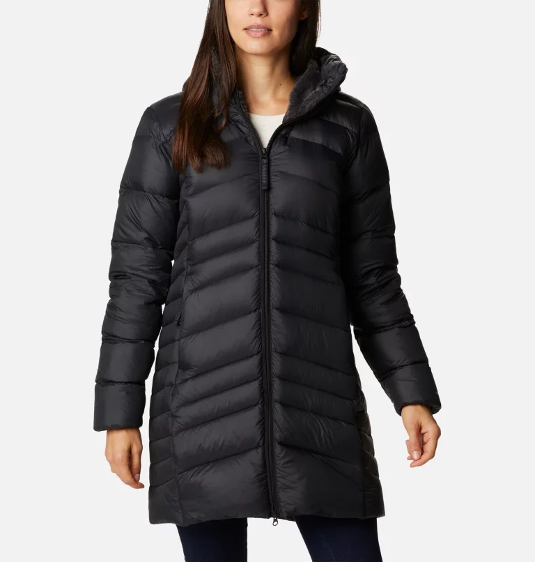 Women's Autumn Park™ Down Hooded Mid Jacket Black