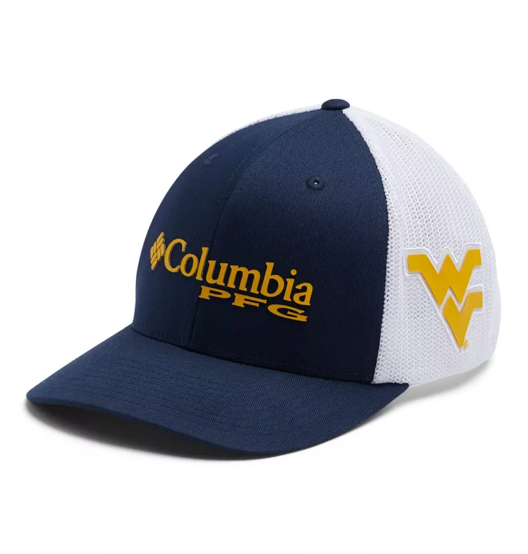 PFG Mesh™ Ball Cap - West Virgina WV - Collegiate Navy