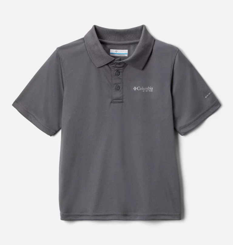 Boys' PFG Slack Tide™ Polo City Grey