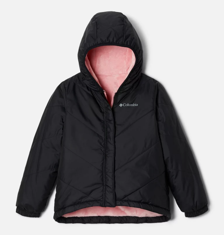 Girls' Big Fir™ Reversible Jacket Black,Pink Orchid