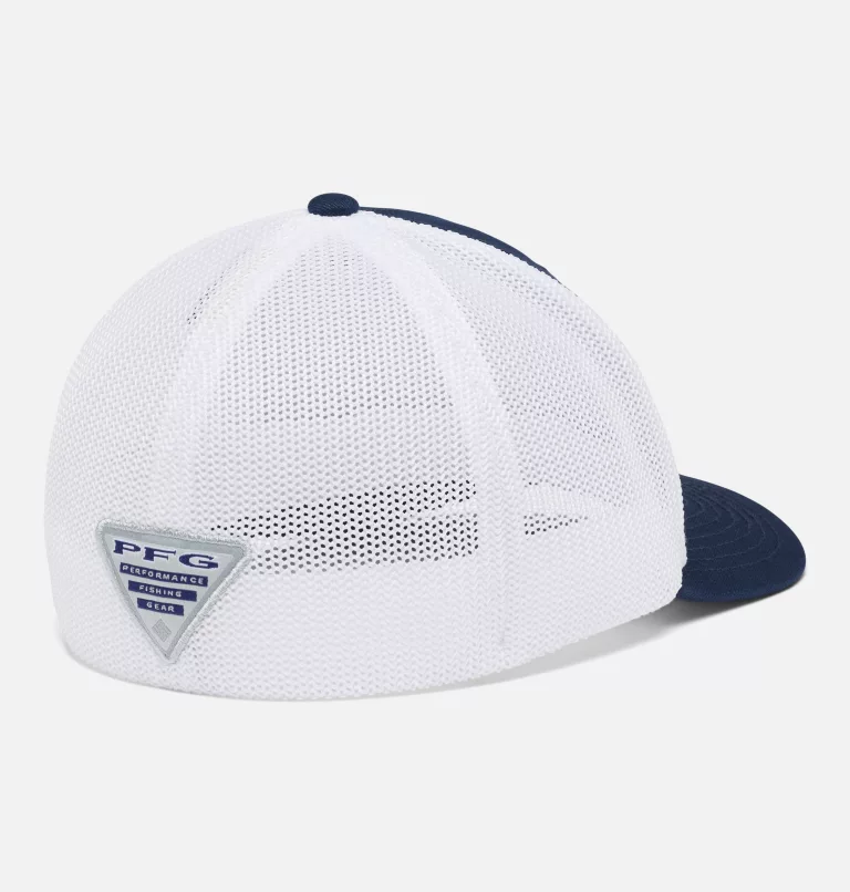 PFG Fish Flag™ Mesh Ball Cap - Low Crown Collegiate Navy,PNW Flag