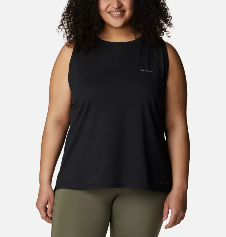 Women's Sun Trek™ Tank - Plus Size Black