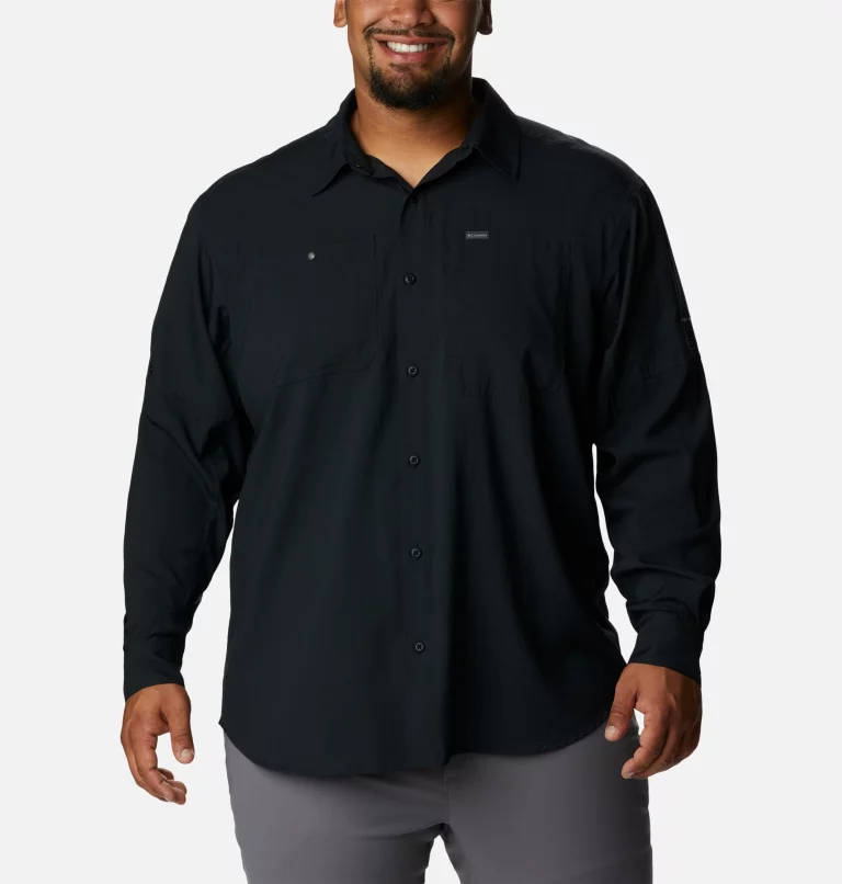 Men's Silver Ridge™ Utility Lite Long Sleeve Shirt - Big Black