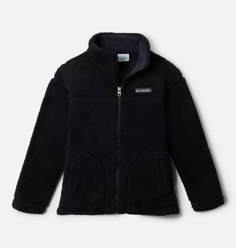 Girls' West Bend™ Full Zip Fleece Jacket Black