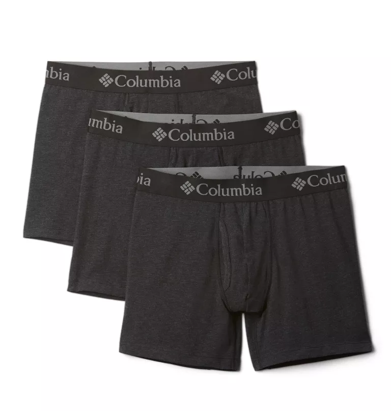 Men's Tri Blend Boxer Briefs 3 Black