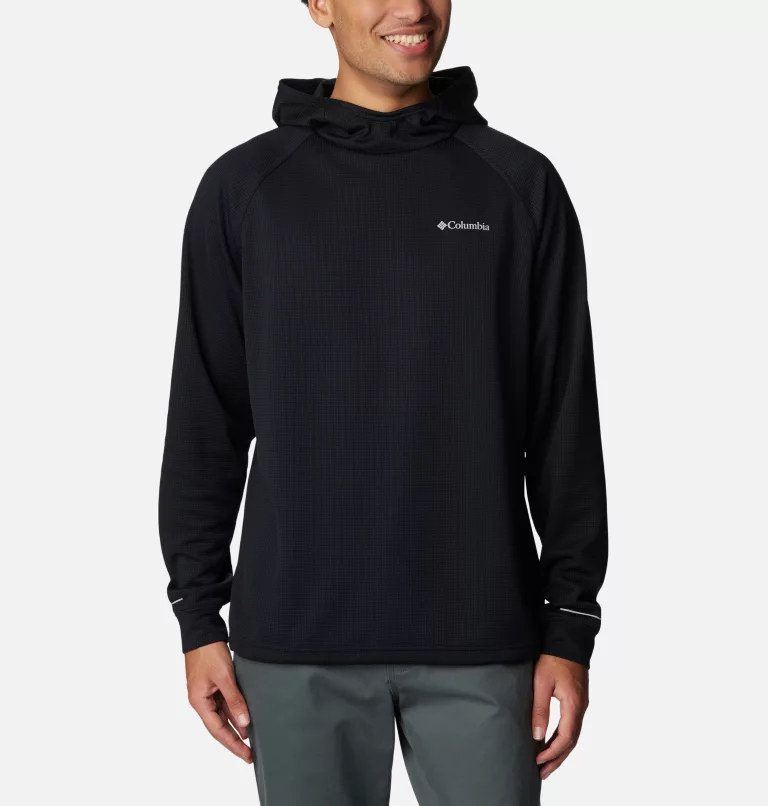 Men's Black Mesa™ Waffle Knit Hoodie Black