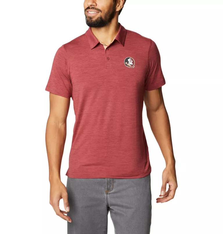 Men's Collegiate Tech Trail™ Polo - Florida State FSU - Cabernet