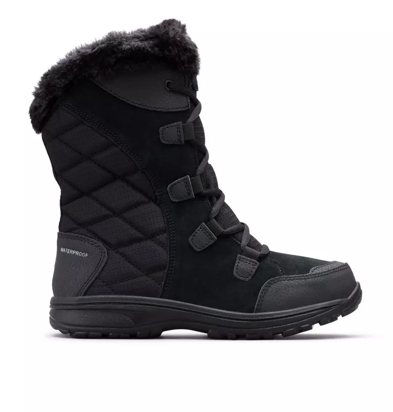 Women’s Ice Maiden™ II Boot - Wide Black,Columbia Grey