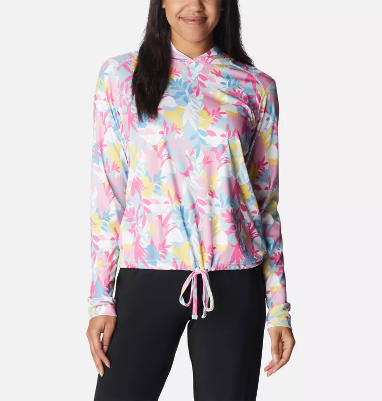 Women's Summerdry™ Long Sleeve Printed Hoodie White,Floriated