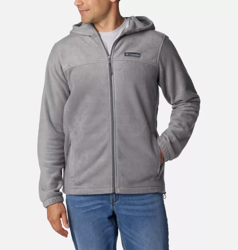 Men's Steens Mountain Full Zip Fleece Hoodie City Grey