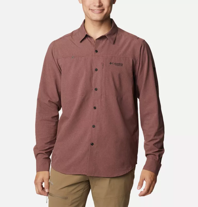 Men's Titan Pass™ 2.0 Irico Long Sleeve Shirt Light Raisin