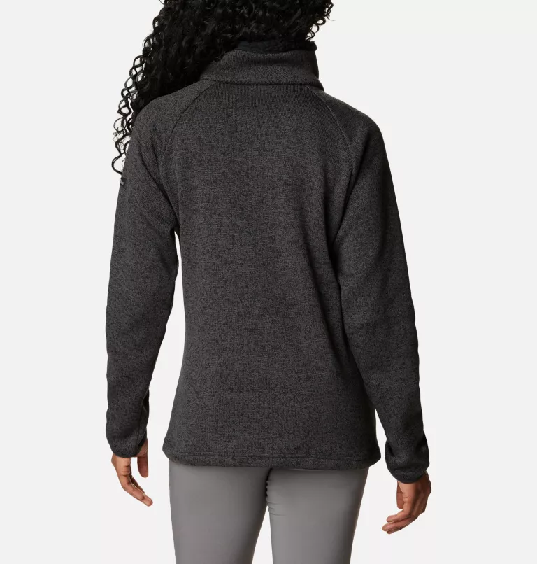 Women's Sweater Weather™ Sherpa Hybrid Pullover Black Heather