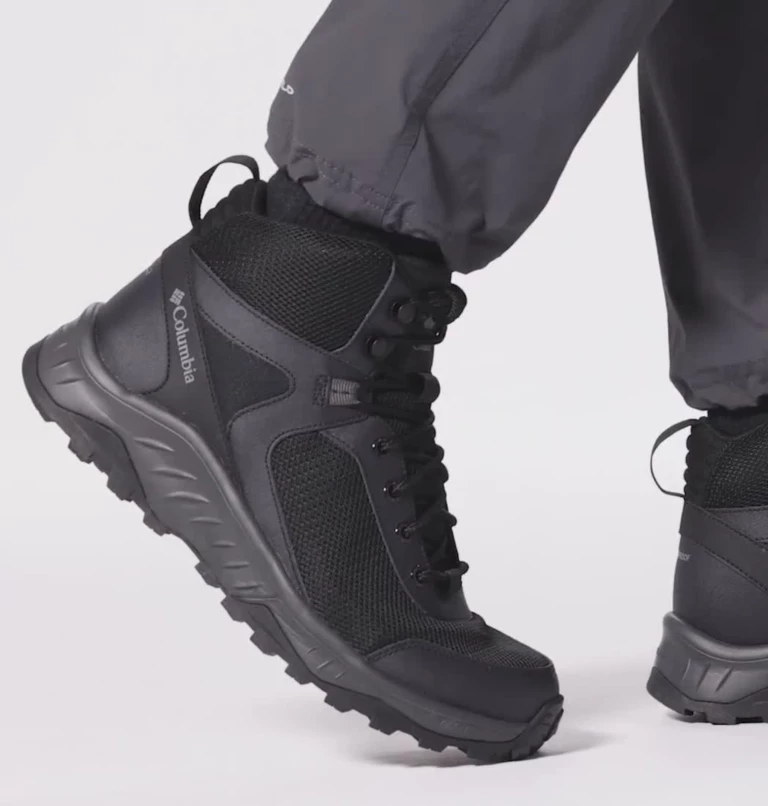 Men's Trailstorm™ Ascend Mid Waterproof Shoe Black,Dark Grey
