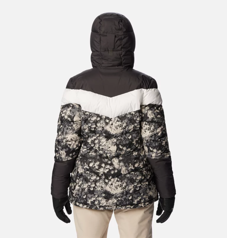 Women's Abbott Peak™ Insulated Jacket Black Iceblooms Print,Shark,White