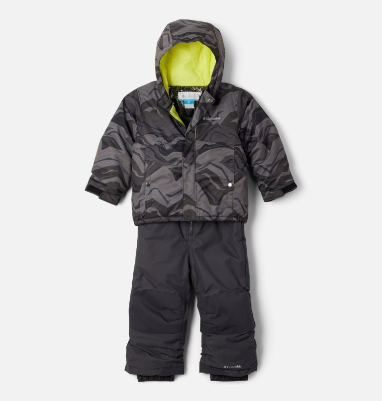 Toddler Buga™ Jacket & Bib Set Black Tectonic