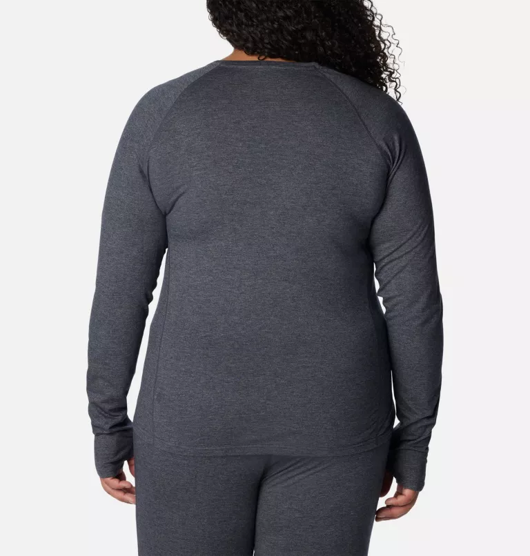 Women's Tunnel Springs™ Wool Crew Baselayer Shirt- Plus Size Black