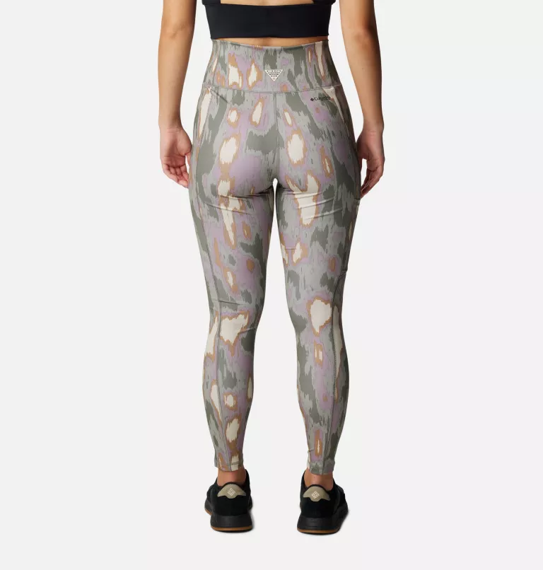 Women's PHG Tough Shot™ Camo Leggings Stone Green PHG Reflections Camo