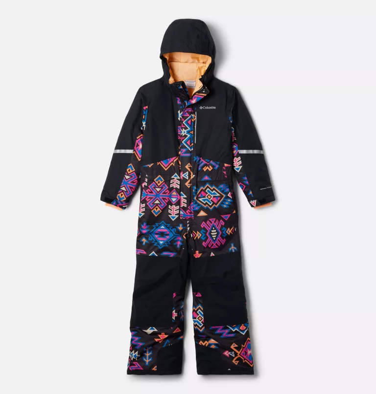 Kids' Buga II™ Snowsuit Black Woven Nature,Black