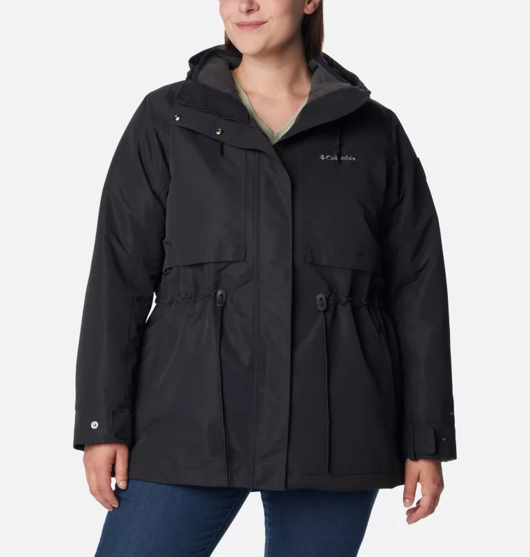 Women’s Drop Ridge™ Interchange Jacket - Plus Size Black
