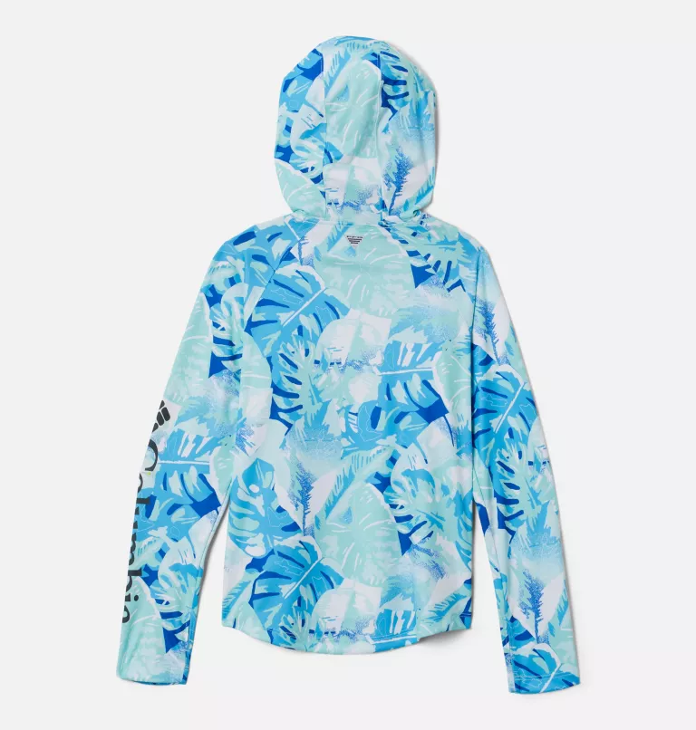 Girls' PFG Super Tidal™ Hoodie Gulf Stream Philo Palms